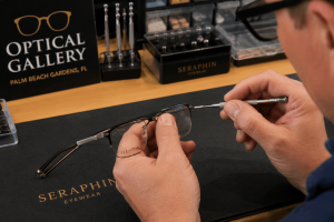 Professional eyeglass frame adjustment and temple arm repair in Palm Beach Gardens FL