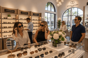 Luxury Eyewear Concierge Service Palm Beach Gardens FL boutique display